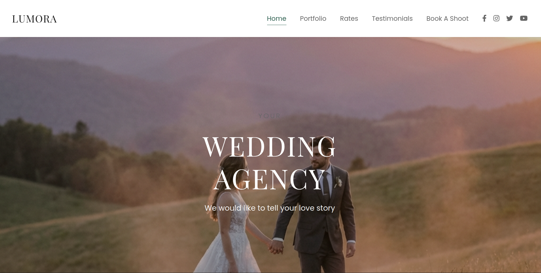 Lumora Wedding - Photography Services & Portfolio Platform